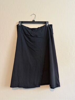 Patagonia Black Midi Wrap Skirt